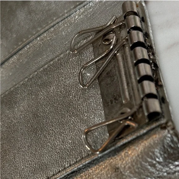 CHRISTIAN DIOR Metallic Key Pouch - Picture 12 of 12